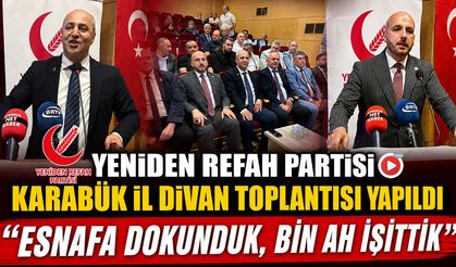 YRP KARABÜK İL DİVAN TOPLANTISI GERÇEKLEŞTİRİLDİ