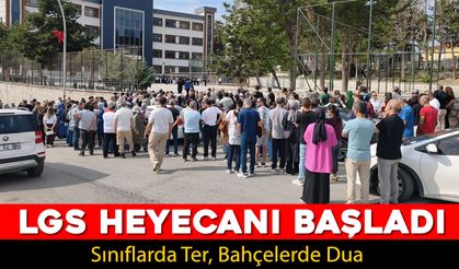 KARABÜK'TE LGS HEYECANI BAŞLADI