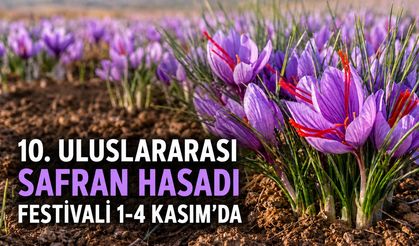 10. ULUSLARARASI SAFRAN HASADI FESTİVALİ 1-4 KASIM’DA