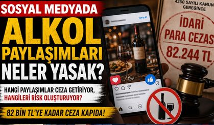 SOSYAL MEDYADA ALKOL PAYLAŞANLAR DİKKAT!