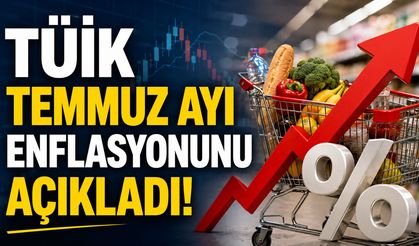 TÜİK TEMMUZ AYI ENFLASYONUNU AÇIKLADI