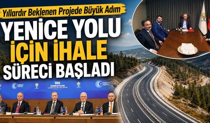 KARABÜK-YENİCE YOLU İÇİN İLK ADIM ATILDI