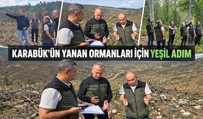 KARABÜK'ÜN YANAN ORMANLARI İÇİN YEŞİL ADIM