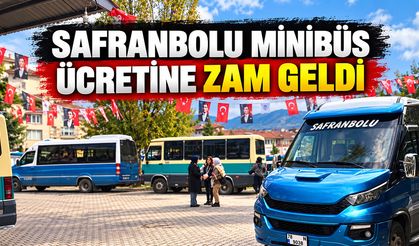SAFRANBOLU MİNİBÜS ÜCRETİNE ZAM GELDİ