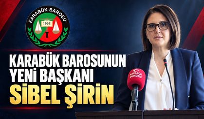 KARABÜK BAROSUNUN YENİ BAŞKANI SİBEL ŞİRİN