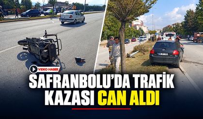 SAFRANBOLU’DA TRAFİK KAZASI CAN ALDI