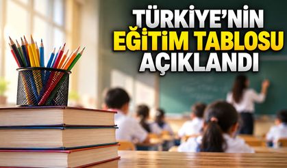 TÜRKİYE’NİN EĞİTİM TABLOSU AÇIKLANDI