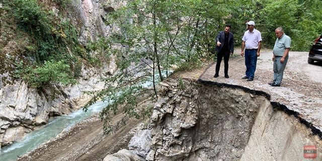 SELDE ZARAR GÖREN ALANLARDA ÇALIŞMALAR SÜRÜYOR