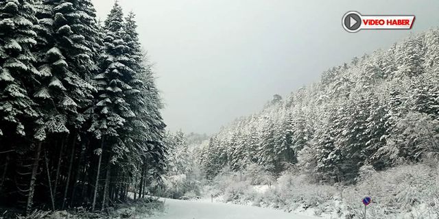 KELTEPE KAYAK MERKEZİNDE KAR KALINLIĞI 20 SANTİMETREYE ULAŞTI