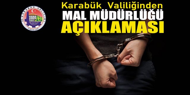 VALİLİK'TEN OVACIK MAL MÜDÜRLÜĞÜ AÇIKLAMASI