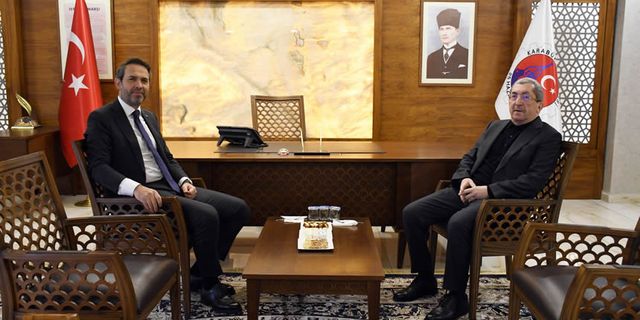 BAYRAKTAR'DAN BAŞKAN VERGİLİ'YE ZİYARET