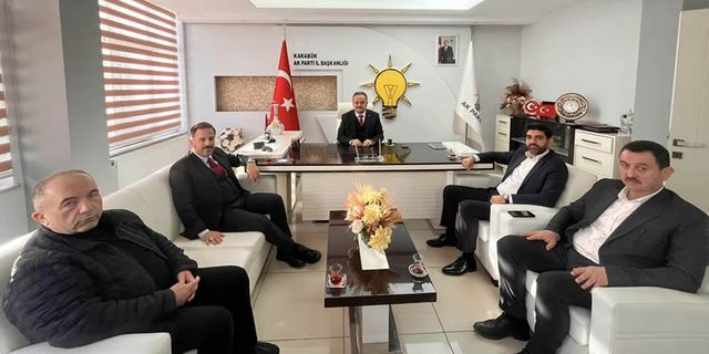 KEMALETTİN YILMAZTEKİN KARABÜK'TE ZİYARETLERDE BULUNDU