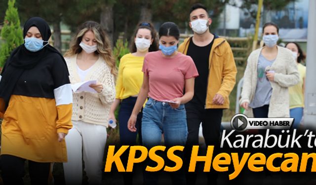 KARABÜK'TE KPSS HEYECANI