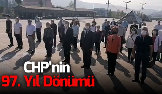 CHP'NİN 97. YIL DÖNÜMÜ KUTLANDI