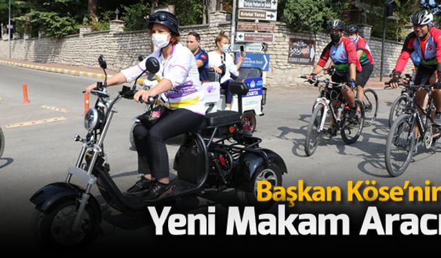 BAŞKAN KÖSE'NİN YENİ MAKAM ARACI