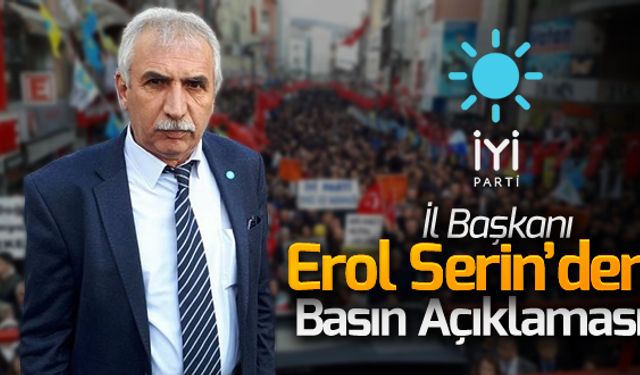 İYİ PARTİ İL BAŞKANLIĞI BASIN AÇIKLAMASI