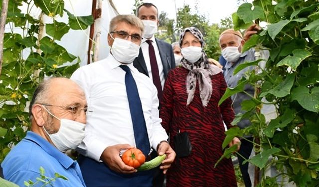 VALİ GÜREL ŞENLER VE KAHYALAR KÖYLERİNİ ZİYARET ETTİ