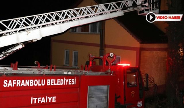 SOBAYI TUTUŞTURMAK İSTERKEN EVİ YAKTI