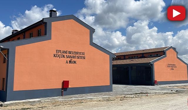 EFLANİ SANAYİ SİTESİNDEKİ DÜKKANLAR SATILACAK