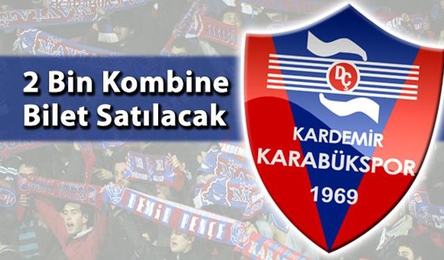 KARABÜKSPOR'DA KOMBİNELER SATIŞA ÇIKIYOR