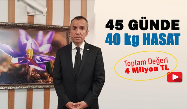 45 GÜNDE 40 KG HASAT