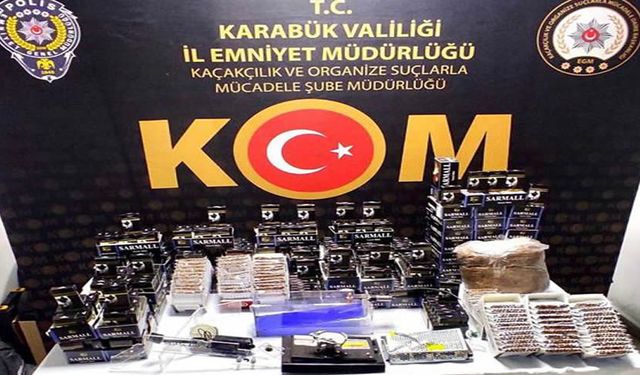 KARABÜK'TE KAÇAKÇILIK OPERASYONU