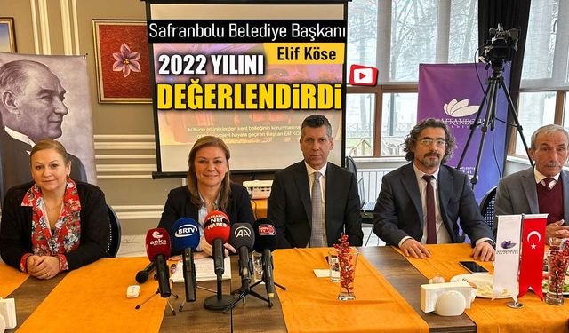 BAŞKAN ELİF KÖSE BİR YILIN DEĞERLENDİRMESİNİ YAPTI