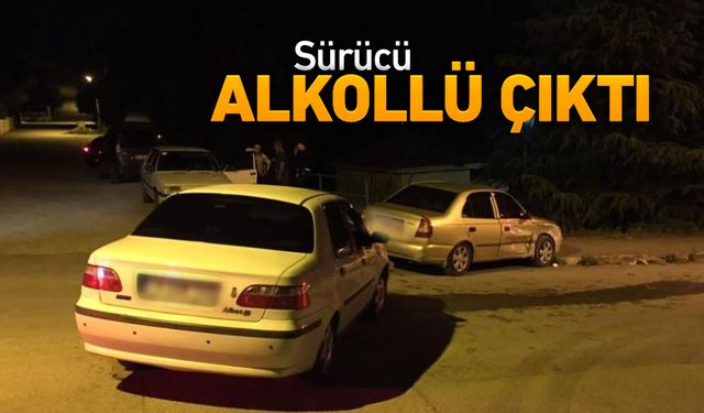 KAZA YAPAN SÜRÜCÜ ALKOLLÜ ÇIKTI