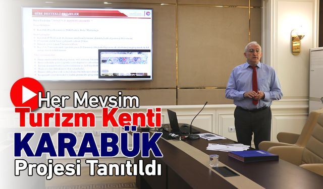 "CUMHURİYET KENTİ KARABÜK SİZLERİ BEKLİYOR" UYGULAMASI TANITILDI
