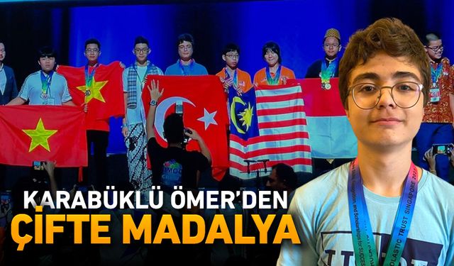 KARABÜKLÜ ÖMER'DEN ÇİFTE MADALYA