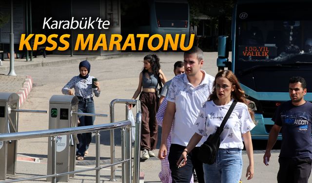 KARABÜK'TE KPSS MARATONU