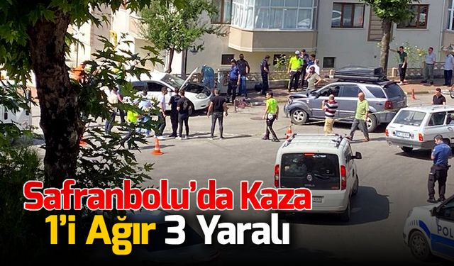 SAFRANBOLU'DA KAZA: 1'İ AĞIR 3 YARALI