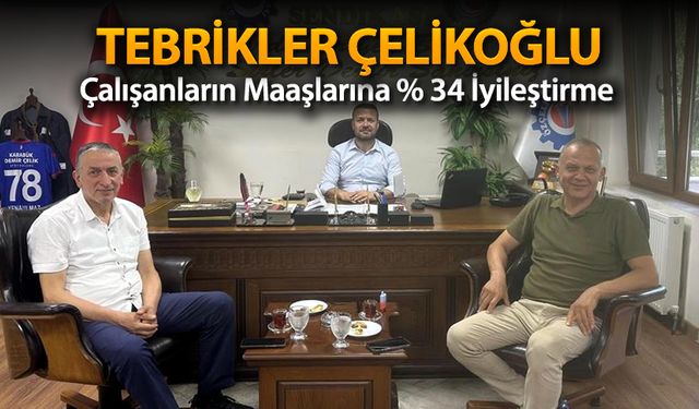 TEBRİKLER ÇELİKOĞLU