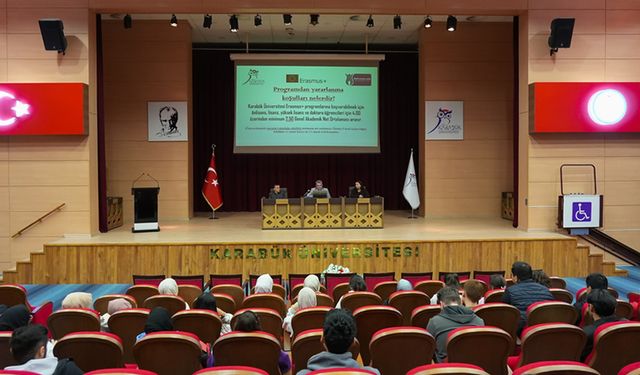 KBÜ'DE ERASMUS'A TEŞVİK İÇİN BİLGİLENDİRME TOPLANTISI DÜZENLENDİ