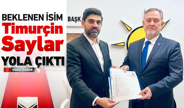 BEKLENEN İSİM TİMURÇİN SAYLAR SAHAYA ÇIKTI