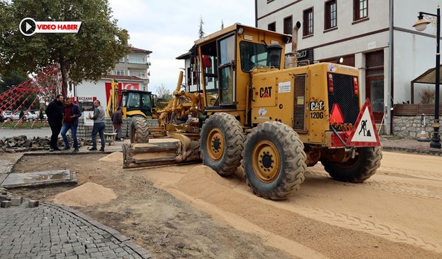 SAFRANBOLU'DA YOL YENİLEME ÇALIŞMALARI SÜRÜYOR