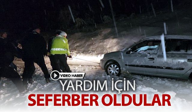 YARDIM İÇİN SEFERBER OLDULAR