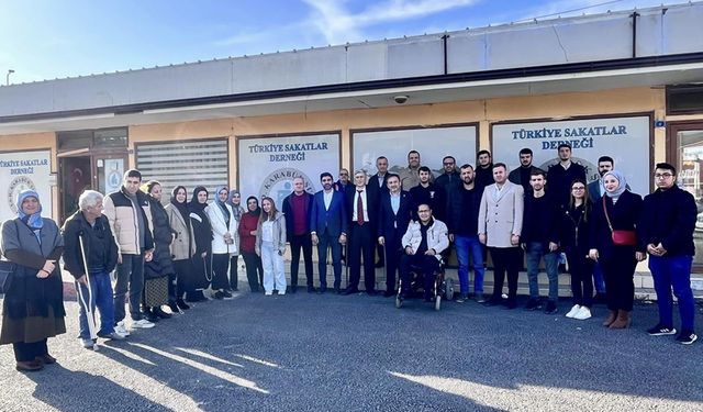 AK PARTİ KARABÜK İL BAŞKANLIĞI ENGELLİLERİ UNUTMADI