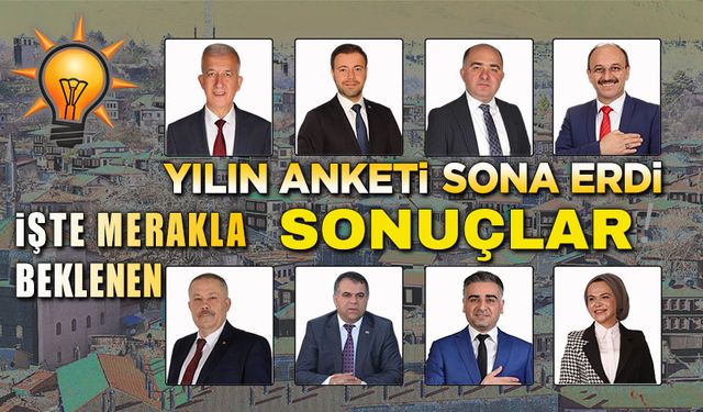 AK PARTİ SAFRANBOLU ADAY ADAYLARI ARASINDA DÜZENLENEN ANKETİMİZ SONA ERDİ