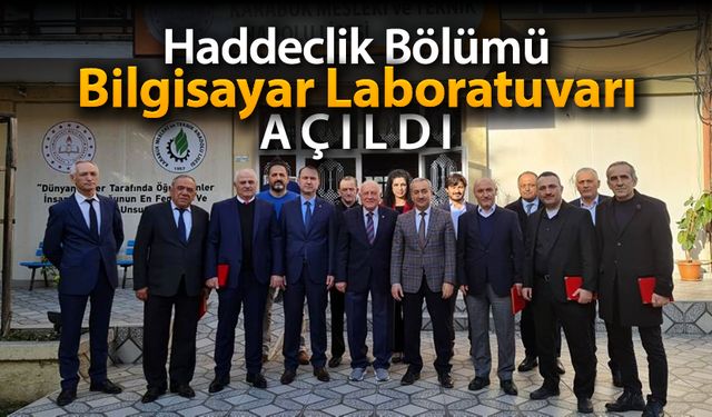 MTAL BİLGİSAYAR LABORATUVARI AÇILIŞI YAPILDI