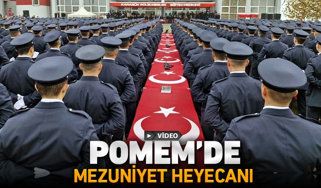 POMEM'DE MEZUNİYET HEYECANI