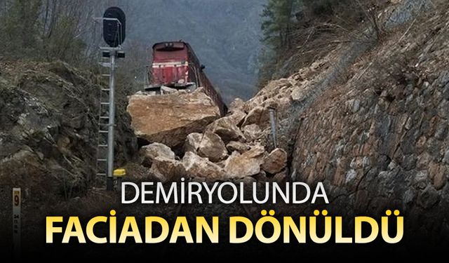 DEMİRYOLUNDA FACİADAN DÖNÜLDÜ