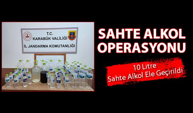 SAHTE ALKOL OPERASYONU: 2 GÖZALTI