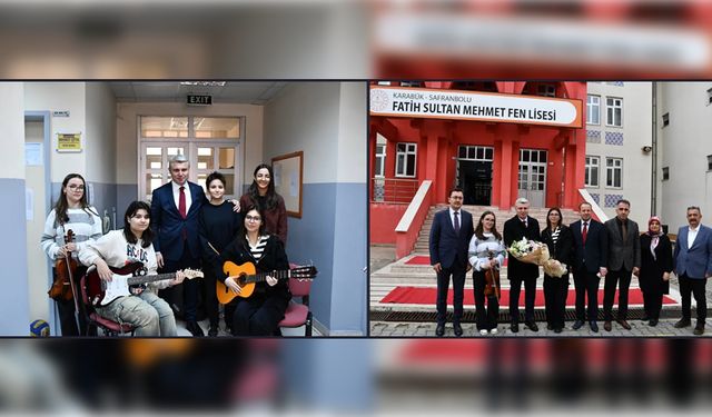 KAYMAKAM YAZICI FEN LİSESİ'NDE ÖĞRENCİLER İLE BULUŞTU