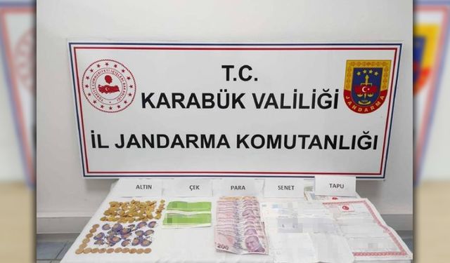 KARABÜK'TE TEFECİLİK OPERASYONU: 1 GÖZALTI