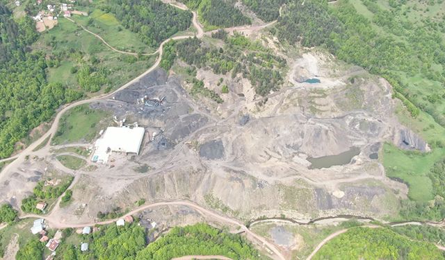 KASTAMONU'DA KÖMÜR MADENİNE VATANDAŞLARDAN TEPKİ