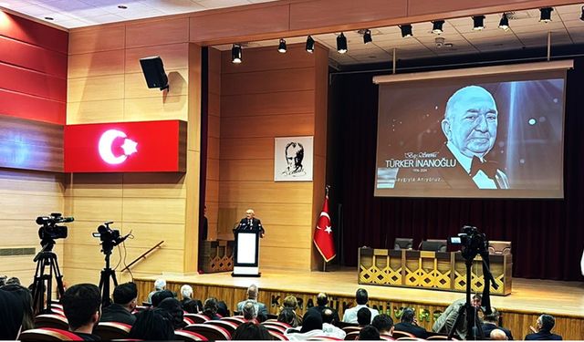 TÜRKER İNANOĞLU DÜZENLENEN TÖRENLE ANILDI