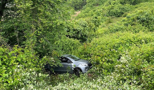 ZONGULDAK'TA ŞARAMPOLE YUVARLANAN ARACIN SÜRÜCÜSÜ YARALANDI