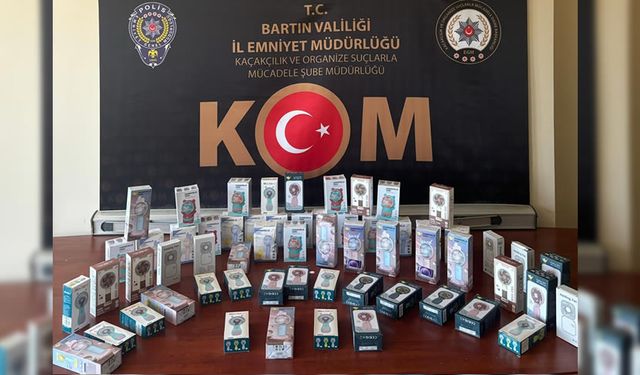 BARTIN'DA FIRSATÇILAR POLİSE YAKALANDI