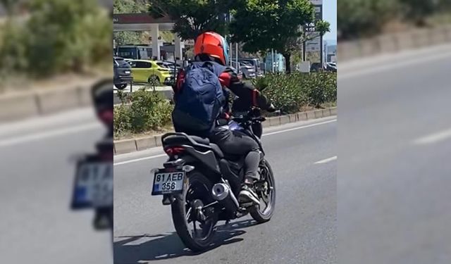 ZONGULDAK'TA SAHTE PLAKALI MOTOSİKLETE CEZA